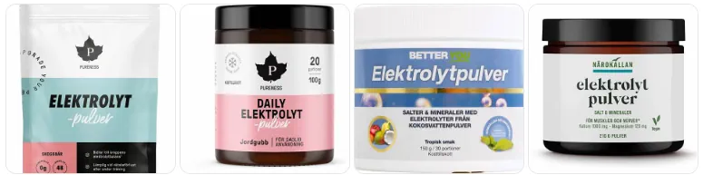 bästa elektrolytpulver